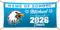 Graduation 2026 Personalized Banner Sign - 13 Oz Heavy Duty Waterproof Class of 2026