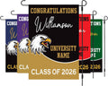 Personalized Graduation 2026 Garden Flag, Double Sided, Custom College Bound, Outdoor Graduation Decoration Yard Sign, Class of 2026 Flag