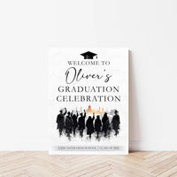 Personalized Graduation Welcome Sign, Custom Class of 2026 Party Sign with Photo, Graduation 2026 Decor, Congrats Grad Sign, Senior 26 Party