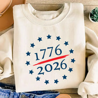 American 250 Sweatshirt, USA 250th Anniversary Shirt, Semiquincentennial Celebration Tee, 1776-2026 July 4th Shirt, Unisex Patriotic Shirt