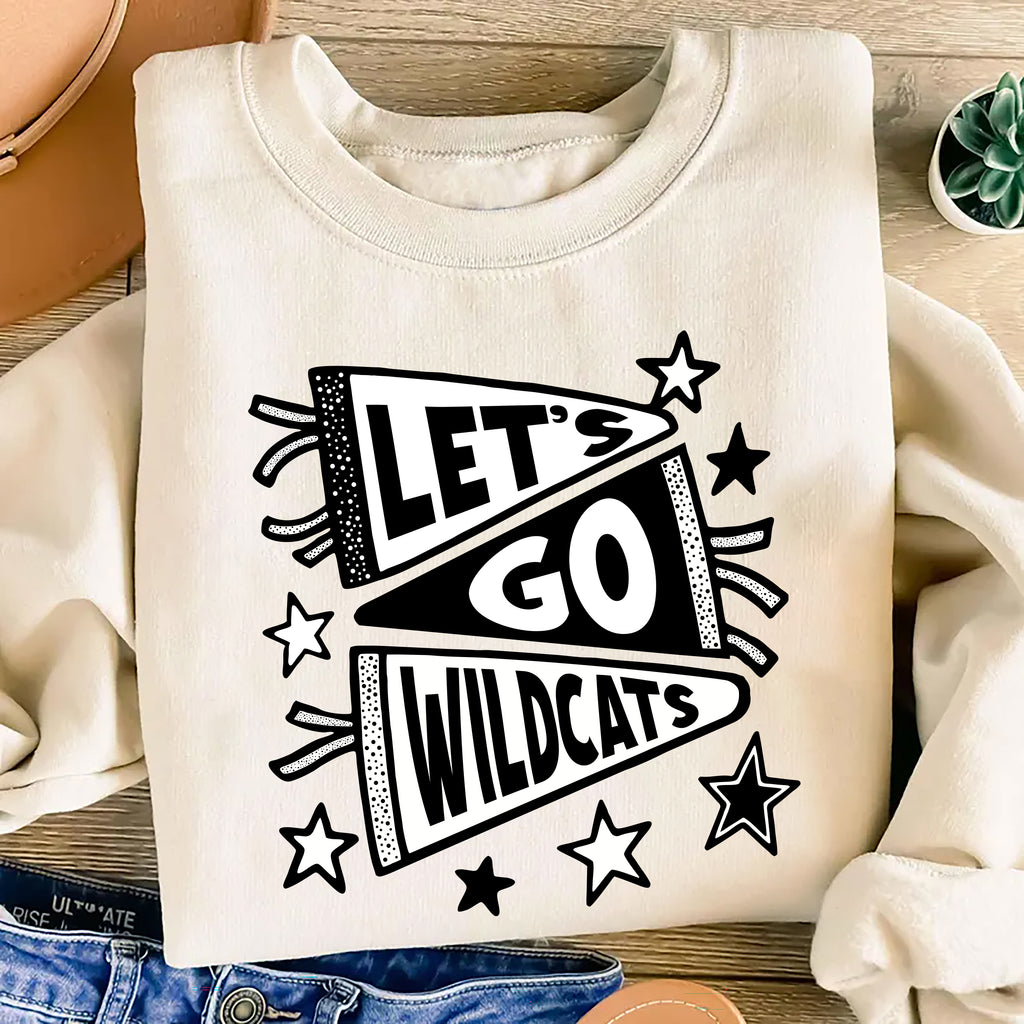 Custom School Mascot Sweatshirt, Favorite Team Shirt, Personalized Mascot Sweatshirt