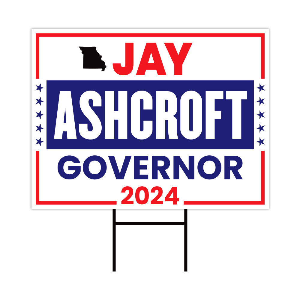 a sign that says jay ashcroff government