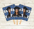 Custom Face Fans With Wooden Handle, Graduation Head, Grad Face Fans, Class of 2026 Head Fans, Graduation Faces on a Stick