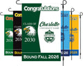 Personalized College Bound Garden Flag, Double Sided Future Graduate Custom Decor, University Bound Yard Sign, Class of 2026 Graduation Flag