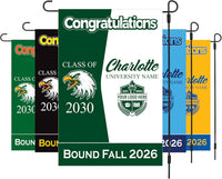 Personalized College Bound Garden Flag, Double Sided Future Graduate Custom Decor, University Bound Yard Sign, Class of 2026 Graduation Flag