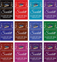 Personalized College Graduation Garden Flag, Double Sided Custom School, University Logo, Class of 2026 Yard Sign, Graduate Celebration Flag