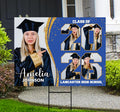Personalized Graduation Yard Sign 2026 with Photo, 2026 Senior Grad Sign, Class of 2026, Custom Graduation 2026 Yard Sign with Metal H-Stake