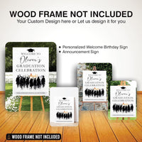 Personalized Graduation Welcome Sign, Custom Class of 2026 Party Sign with Photo, Graduation 2026 Decor, Congrats Grad Sign, Senior 26 Party