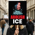 ICE Equals American Gestapo Protest Sign, Anti-Trump Resistance, Political Activist Poster, Rally Sign, Resist Fascism Protest Poster
