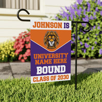 Personalized College Bound Garden Flag, Double Sided Future Graduate Custom Decor, University Bound Yard Sign, Class of 2026 Graduation Flag