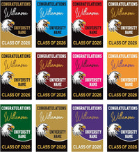 Personalized Graduation 2026 Garden Flag, Double Sided, Custom College Bound, Outdoor Graduation Decoration Yard Sign, Class of 2026 Flag