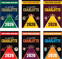 Personalized College Bound Garden Flag, Double Sided Future Graduate Custom Decor, University Bound Yard Sign, Class of 2026 Graduation Flag