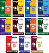 Personalized College Bound Garden Flag, Double Sided Future Graduate Custom Decor, University Bound Yard Sign, Class of 2026 Graduation Flag