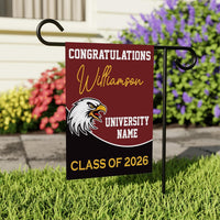 Personalized Graduation 2026 Garden Flag, Double Sided, Custom College Bound, Outdoor Graduation Decoration Yard Sign, Class of 2026 Flag