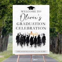 Personalized Graduation Welcome Sign, Custom Class of 2026 Party Sign with Photo, Graduation 2026 Decor, Congrats Grad Sign, Senior 26 Party