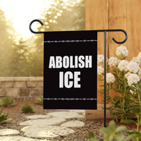 ICE Equals American Gestapo Garden Flag, Double Sided, Resist Hate Flag, Anti-Trump, Funny Anti-Trump Anti-Elon Flag, Political Flag