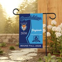 Personalized College Bound Garden Flag, Double Sided Future Graduate Custom Decor, University Bound Yard Sign, Class of 2026 Graduation Flag