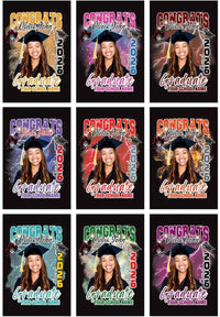 Personalized Graduation Garden Flag with Photo, Double Sided, Custom Name & School, Graduation Decoration 2026 Yard Sign, Class of 2026 Flag