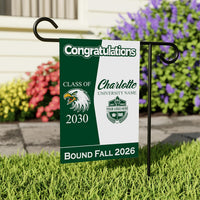 Personalized College Bound Garden Flag, Double Sided Future Graduate Custom Decor, University Bound Yard Sign, Class of 2026 Graduation Flag