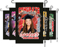 Personalized Graduation Garden Flag with Photo, Double Sided, Custom Name & School, Graduation Decoration 2026 Yard Sign, Class of 2026 Flag