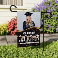 Personalized Graduation Garden Flag with Photo, Double Sided, Custom Name & School, Graduation Decoration 2026 Yard Sign, Class of 2026 Flag
