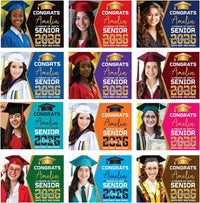 Personalized Graduation Yard Sign 2026 with Photo - Graduation Lawn Sign, Class of 2026, Custom Graduation 2026 Yard Sign with Metal H-Stake