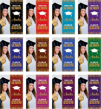 Personalized Graduation Garden Flag with Photo, Double Sided, Custom Name & School, Senior Graduation 2026 Yard Sign, Class of 2026 Flag