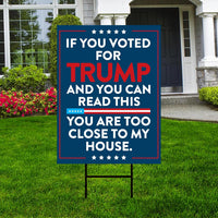 Abolish ICE Yard Sign, Keep the Immigrants, Deport the Racists Lawn Sign, Anti-Trump, Resist Fascism Yard Sign with Metal H-Stake