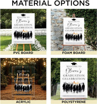 Personalized Graduation Welcome Sign, Custom Class of 2026 Party Sign with Photo, Graduation 2026 Decor, Congrats Grad Sign, Senior 26 Party