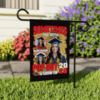 Personalized College Graduation Garden Flag, Double Sided Custom School, University Logo, Class of 2026 Yard Sign, Graduate Celebration Flag