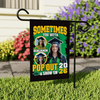 Personalized College Graduation Garden Flag, Double Sided Custom School, University Logo, Class of 2026 Yard Sign, Graduate Celebration Flag