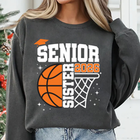 Custom Senior Night Basketball Family 2026 Sweatshirt, Class of 2026 Graduate Shirt, Senior Graduation Sweatshirt