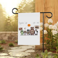 Abolish ICE Pro Immigrants Protest Garden Flag, 12x18 Inch Double Sided, Resist Hate, Anti-Trump Sign, Resist Racism Flag, Resist Fascism Sign
