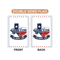 Ken Paxton For Texas Senate 2026 Garden Flag, Double Sided, 2026 Senate Flag, Elections Flag, Republican Sign, Race Red White & Blue Flag