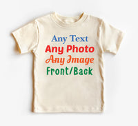 Personalized Baby Bodysuit, Baby Shirt, Toddler Sweatshirt, Custom Children Photo & Text Outfit, Create Your Own Design, Girls Boys Clothing