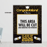 Personalized Graduation 2026 Selfie Frame, Class of 2026 Selfie Frame, Graduations Parties, Graduate 2026 Selfie Frame, Photo Booth Prop