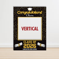 Personalized Graduation 2026 Selfie Frame, Class of 2026 Selfie Frame, Graduations Parties, Graduate 2026 Selfie Frame, Photo Booth Prop