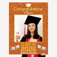 Personalized Graduation 2026 Selfie Frame, Class of 2026 Selfie Frame, Graduations Parties, Graduate 2026 Selfie Frame, Photo Booth Prop