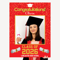 Personalized Graduation 2026 Selfie Frame, Class of 2026 Selfie Frame, Graduations Parties, Graduate 2026 Selfie Frame, Photo Booth Prop