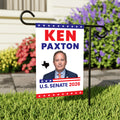 Ken Paxton For Texas Senate 2026 Garden Flag, Double Sided, 2026 Senate Flag, Elections Flag, Republican Sign, Race Red White & Blue Flag