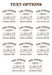 Cookie Crew Christmas Shirt, Family Christmas Baking Shirt, Cookie Baking Tee
