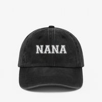 Csutom Mama Embroidered Hat, Nana Baseball Cap, Gigi Dad Hat, Dada Embroidered Cap, Personalized Family Gift for Mom Grandma Dad
