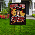 Personalized College Graduation Yard Sign 2026, College Logo Sign, Custom Graduate School College University Yard Sign with Metal H-Stake