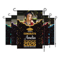 Personalized College Graduation 2026 Garden Flag, Double Sided, Custom School & University Logo, Class of 2026 Yard Sign, Graduate Celebration Flag