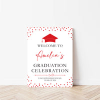 Custom Graduation Foamboard Poster Sign, Custom Class of 2026 Graduation Foamcore Welcome Sign, Celebration Sign, Personalized Foamcore