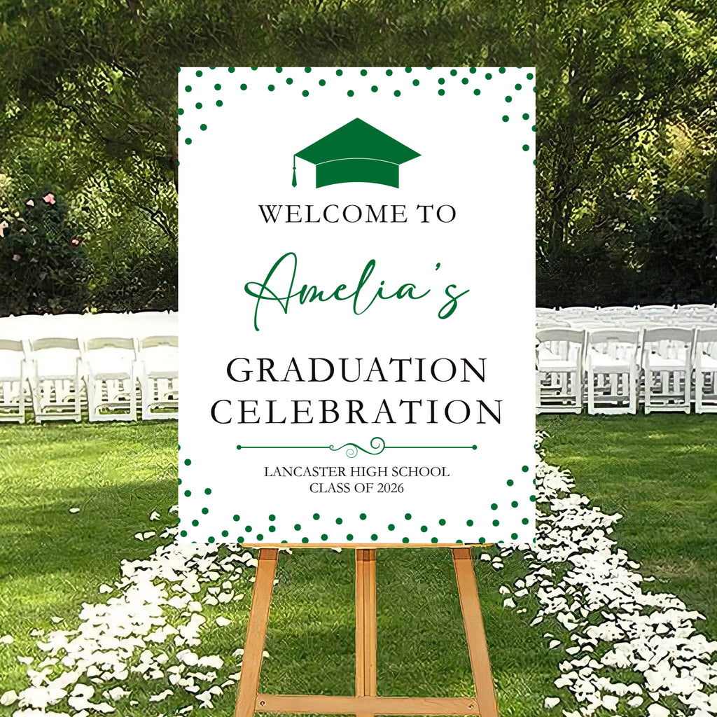 Graduation Class Sign Custom Graduation Foamboard Poster Sign, Custom Class of 2026 Graduati ...