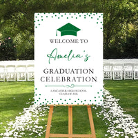 Custom Graduation Foamboard Poster Sign, Custom Class of 2026 Graduation Foamcore Welcome Sign, Celebration Sign, Personalized Foamcore