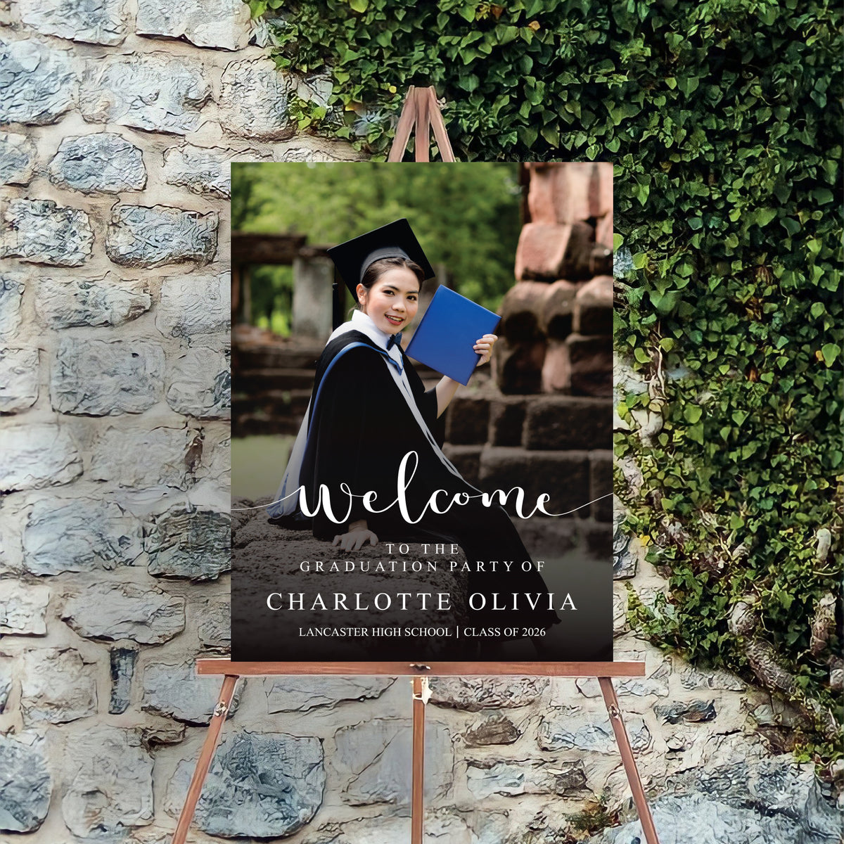Custom Graduation Foamboard Poster Sign Photo, Personalized Class of 2 ...