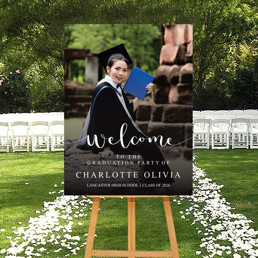 Custom Graduation Foamboard Poster Sign Photo, Personalized Class of 2 ...