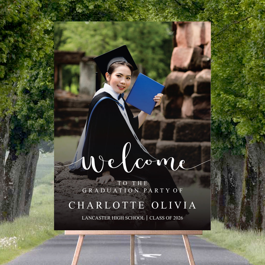 Custom Graduation Foamboard Poster Sign Photo, Personalized Class of 2 ...
